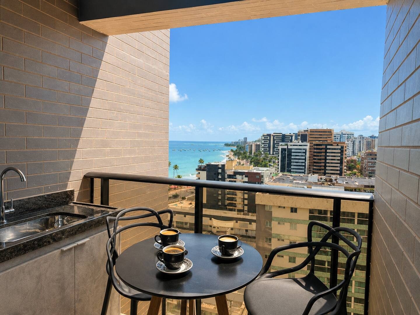 Studio Lindo e Completo Praia da Jatiuca Noah 901